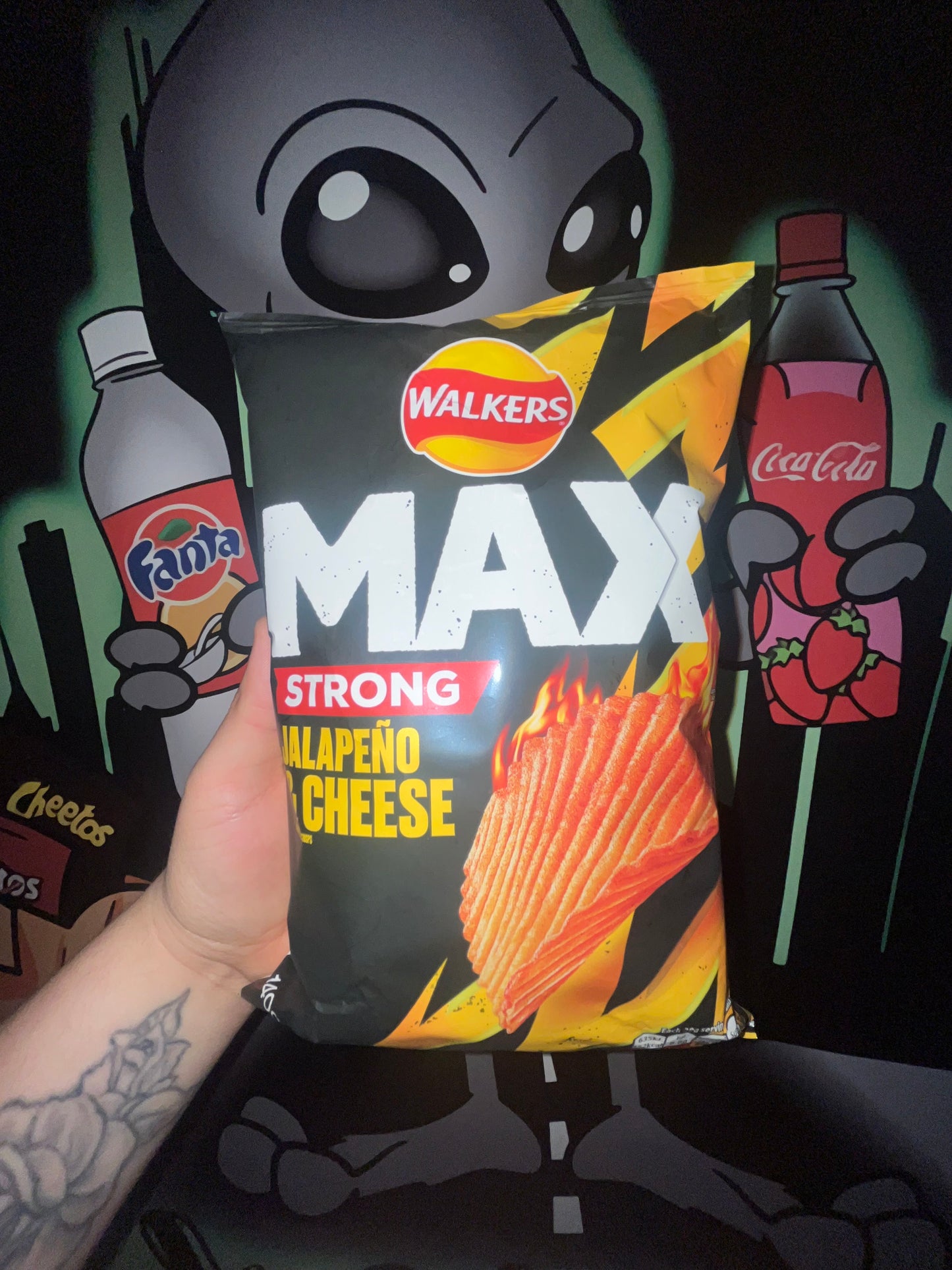 Walkers Max Strong Jalapeño & Cheese